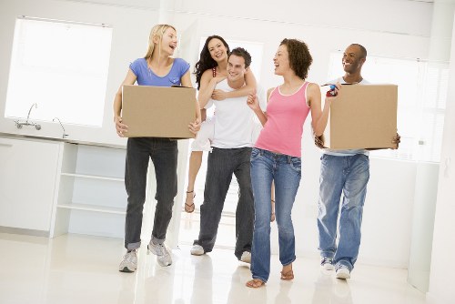 Moving heavy furniture with attention to access and parking in Ealing