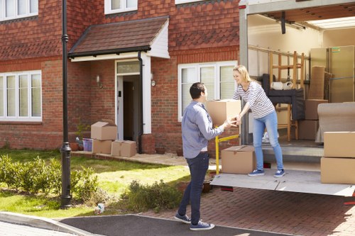 Removal team planning a house move in Ealing