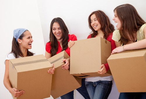 Packing boxes and protective materials for a move in Ealing