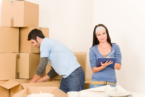 Commercial office removals service helping a business move in Ealing