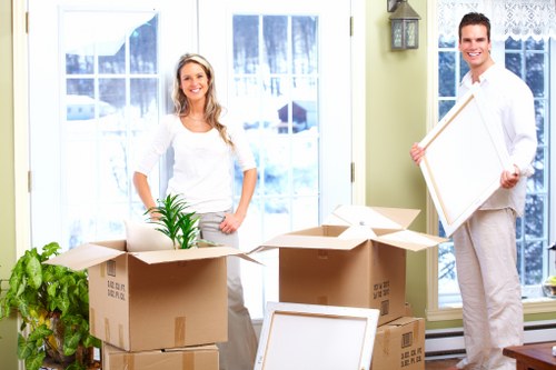 Careful loading of household furniture for an urgent Ealing removal